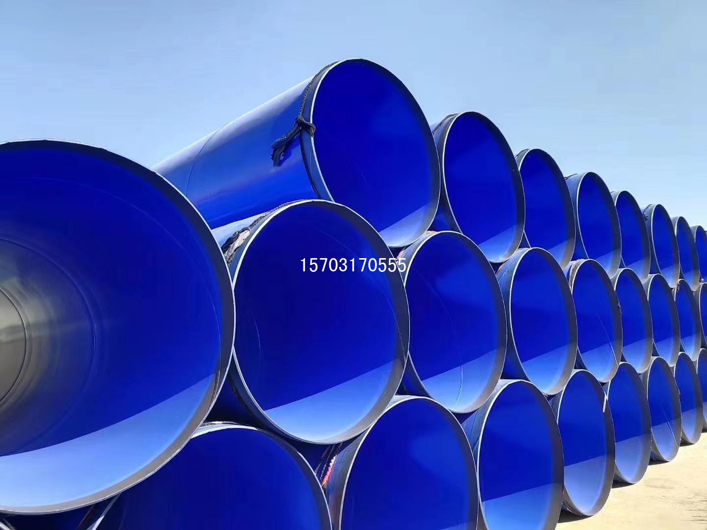 DN1400国标涂塑螺旋钢管